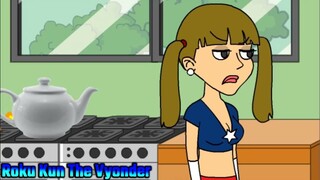 Stephanie left the teapot heating alone/Causes a burn down of her house/Grounded