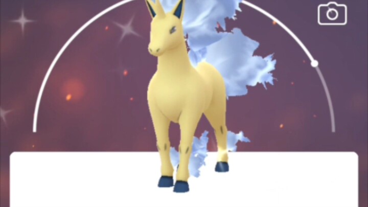Evolving my Shiny Ponyta into Shiny Rapidash