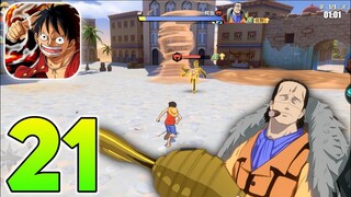 One Piece Fighting Path - Luffy Vs Crocodile Part 2 Gameplay Walkthrough (Android, iOS) | Part 21