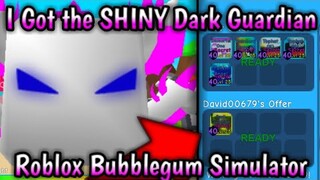 I Got the ✨SHINY✨ DARK GUARDIAN *OP STATS* in Bubblegum Simulator! (Roblox)