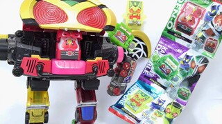 假面骑士GAVV DX传说骑士饱藏01弹 Den-O&W&zero one 饱藏拆包音效演示