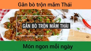 Gân bò trộn mắm Thái