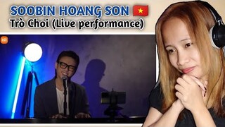 SOOBIN- Trò Choi ( Live Performance) || Reaction