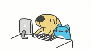 用电脑的时候最好管住你的猫猫哦~