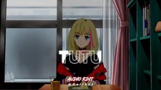 tutu - alma zarza [edit audio]