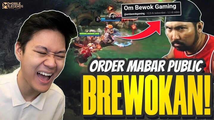 ORDER MABAR PUBLIK RANDOM STREAMER OM-OM BEWOKAN! KOCAK REAKSINYA WKWKW - #JeMab