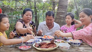 Cơm Sườn Muối Sả Tuyệt Chiêu Nhờ Chén Mắm Chua| TKQ & Family T806