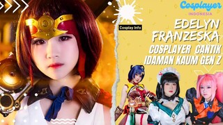 EDELYN FRANZESKA Cosplayer Indonesia Cantik Idaman Kaum Gen Z 😍 Siapa Disini Fansnya?