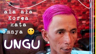 semir warna ungu - ala Korea kata omnya
