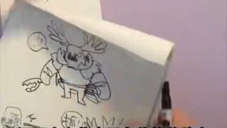 A father and daughter's little hobby is interrupted by a loud shout.