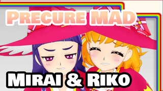 Dye Me By Your Color (Mirai & Riko)  |  Precure MMD