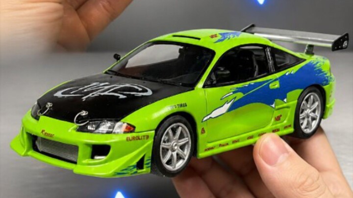 The process of creating a Mitsubishi Eclipse from The Fast and the Furious by hand Part 1 #Mitsubish