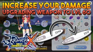 Increasing PATK Or MATK Using Upgrading System Up To LVL 60 (Weapon) - Ragnarok X: Next Generation