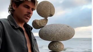 经历一次次失败 最终找到平衡，正是垒石艺术