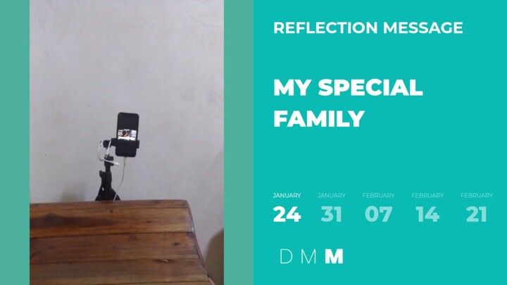 DMM: My Special Family - January 24, 2026 - Reflection Message - Airez Special