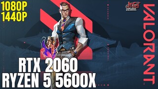 Valorant | Ryzen 5 5600x + RTX 2060 | 1080p, 1440p benchmarks!