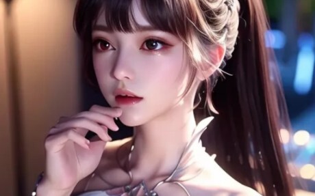 【Lukisan AI - Xiaowu】Punggung Xiaowu sangat putih dan mulus