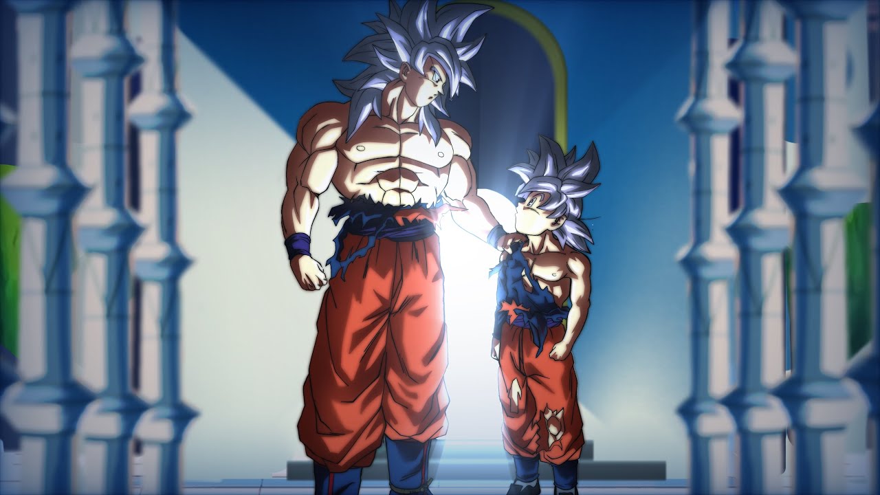 Goku and Gon his son with Vados begin to finish training in the chamber of  time 