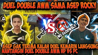 DUEL DOUBLE AWM SAMA ASEP ROCKY, PC VS HP!! - GARENA FREEFIRE