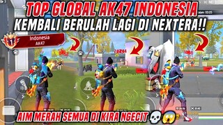 SOLO VS SQUAD FF TOP GLOBAL AK47 KEMBALI BERULAH LAGI DI NEXTERA !! DI KIRA NGECIT
