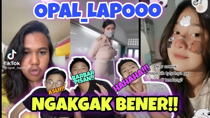 VIDEO LUCU OPAL LAPOO 2021 || REACTION