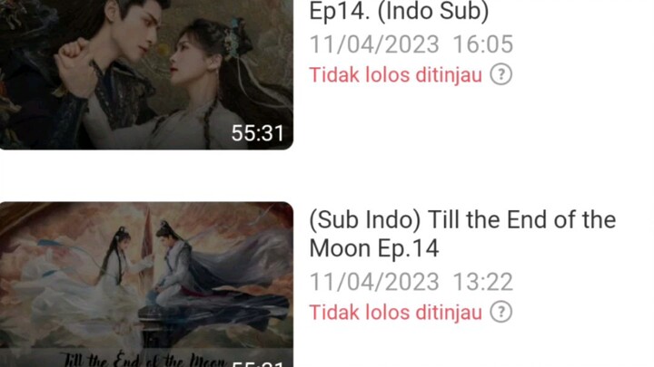 Eps 14 ditarik terus, ini lanjut eps 15 langsung ya