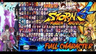 MAIN GAME NARUTO STORM 4 MUGEN ANDROID FULL CHARACTER 2021