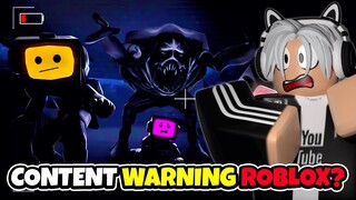 SEBELUM DI BAN! CONTENT WARNING DI ROBLOX INI KEREN BANGET? | Roblox Scream Stream