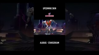 Upcoming Skin Transformer Aldous Starscream | Aldous Transformer Skin | Story WA Mobile Legend