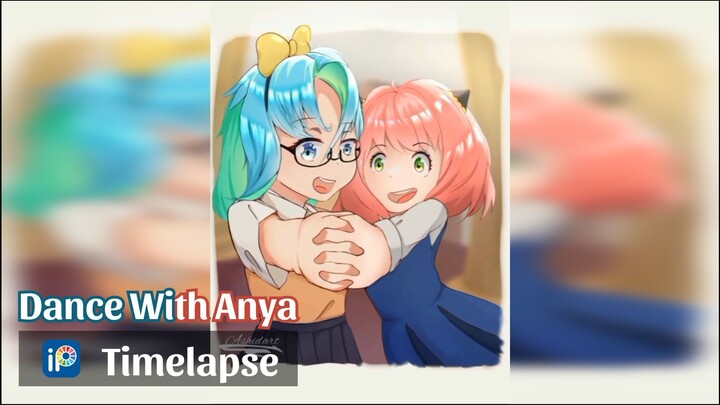 [ Speedart Fanart Anime] Berdansa dengan Anya dari Anime Spy X Family
