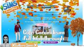 Sims FreePlay 📺🥇🏃🏽‍♀️ SIMCHASE 8 | CAFÉ CONUNDRUMS | XCultureSimsX