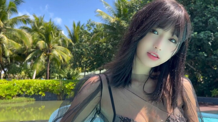 Let's just pretend we went swimming together.