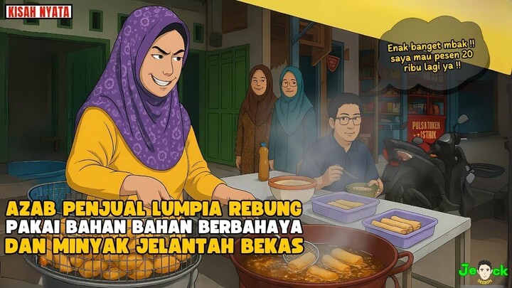 AZAB PENJUAL LUMPIA REBUNG CULAS PAKAI BAHAN BERBAHAYA PEMICU KANGKER MEMATIKAN