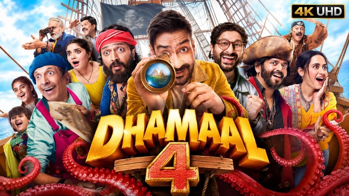 Dhamaal 4 4K (2026) Hindi Movie - Ajay Devgn | Riteish Deshmukh | Arshad Warsi | Jaaved Jaaferi