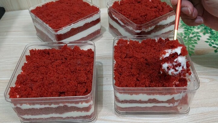 Ekonomis // Dikukus // ide jualan kekinian RED VELVET DESSERT BOX