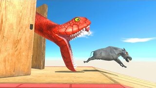 Downhill Run and Surprise Attack - Animal Revolt Battle Simulator