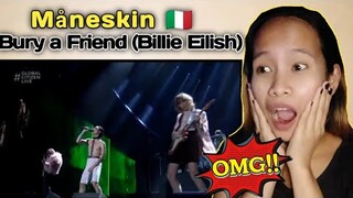 Måneskin - Bury a Friend ( Billie Eilish) || Reaction