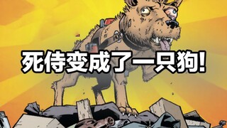 Deadpool berubah menjadi seekor anjing, dan mengetahui bahwa anjing yang mengejarnya bernama Wolveri