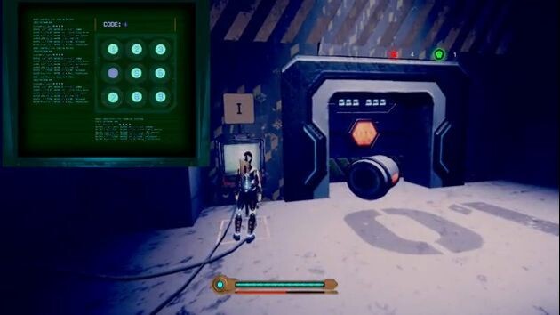 Built an interactive “hacking terminal” for our indiegame The Vestige