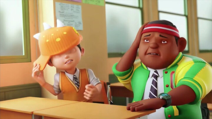 Baru eps 1 dah disuruh mikir | Title: Boboiboy Galaxy Sori