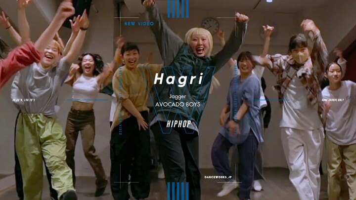HagriーHIPHOP｜太舒服流畅了吧！！老师的编排和身体的连贯性都太绝了 课堂气氛巨好～｜DANCE WORKS东京-涉谷｜日本舞蹈工作室｜日本学编舞
