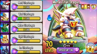 Thành Công Triệu Hồi Rồng Huyền Thoại METAL TITAN Vị Thần Sắt - Dragon City Top Game Android Ios