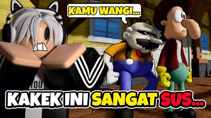 GUA MAU MALING TAPI MALAH AZAB KETEMU KAKEK GILA INI... 😭 | Roblox None Of Your Business