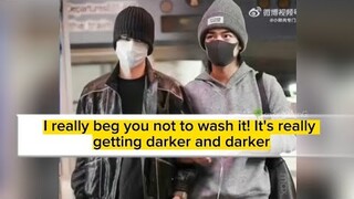 Xiao Zhan, his neighbor and unknown friend...😅🤔 🦁🐰💚❤️.