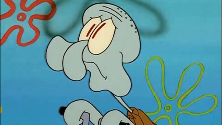 Squidward rode his bicycle into the sea in Dalian