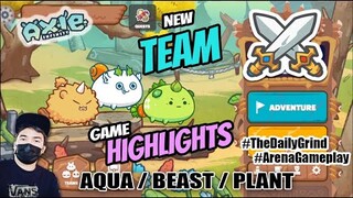 AQUA BEAST PLANT | AXIE INFINITY ARENA GAMEPLAY  | ABP