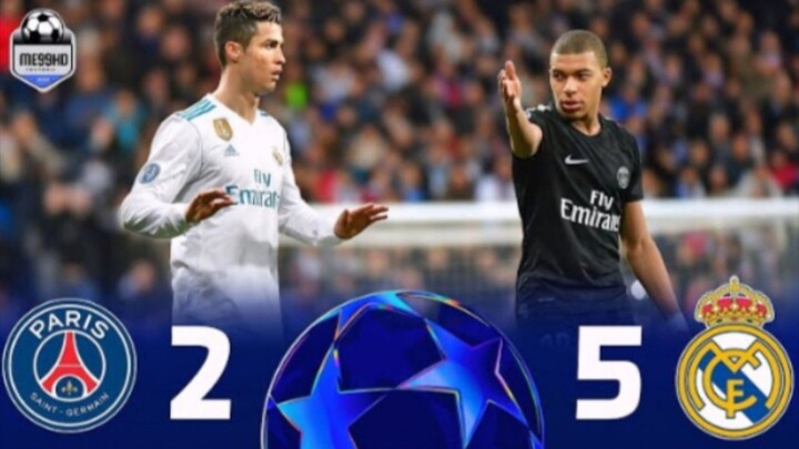 Real Madrid vs PSG (2018) laga ini yang menjadikan Ronaldo idola mbappe