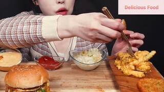 Món Hàn : Thưởng thức món ăn nhanh 2 #mukbang