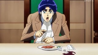 JOJO，不能弄洒一滴红酒