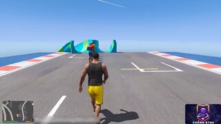 Trượt nước khổng lồ trong GTA 5 - (GTA 5 Mods) #game #gta5